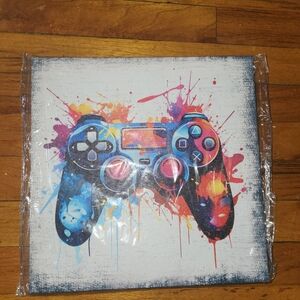 Sony Controller Art Canvas - Multicolor